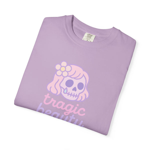 Tragic Beauty - Pastel Goth Skull T-Shirt