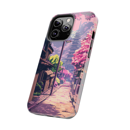 Temple Street - Anime Cherry Blossom Phone Case