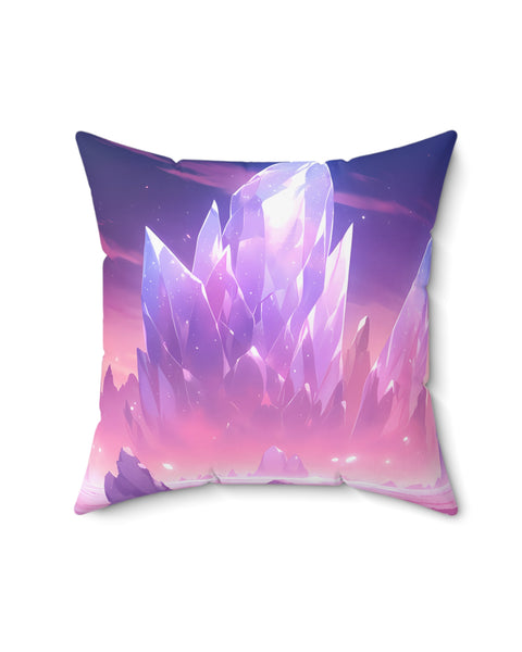 Ice Plains of Syraku - Anime Throw Pillow