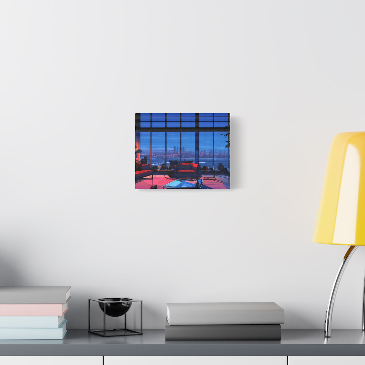 Diamond Nights - Retro Anime Canvas Print