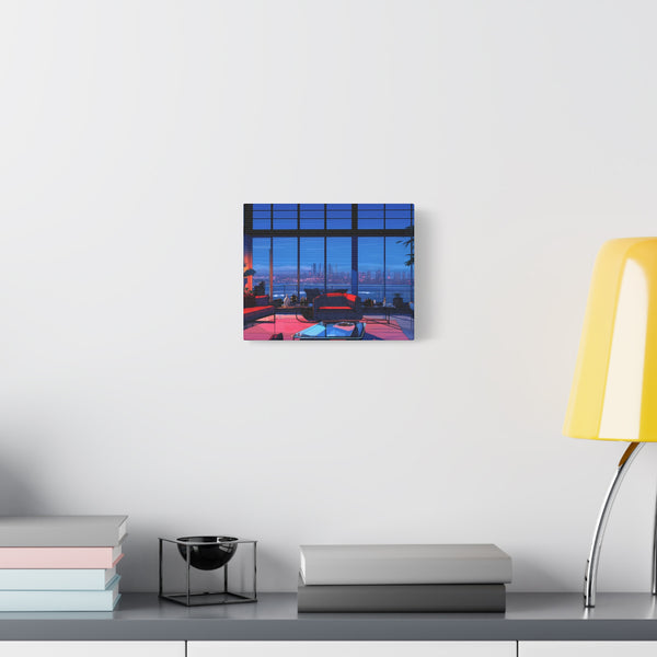 Diamond Nights - Retro Anime Canvas Print