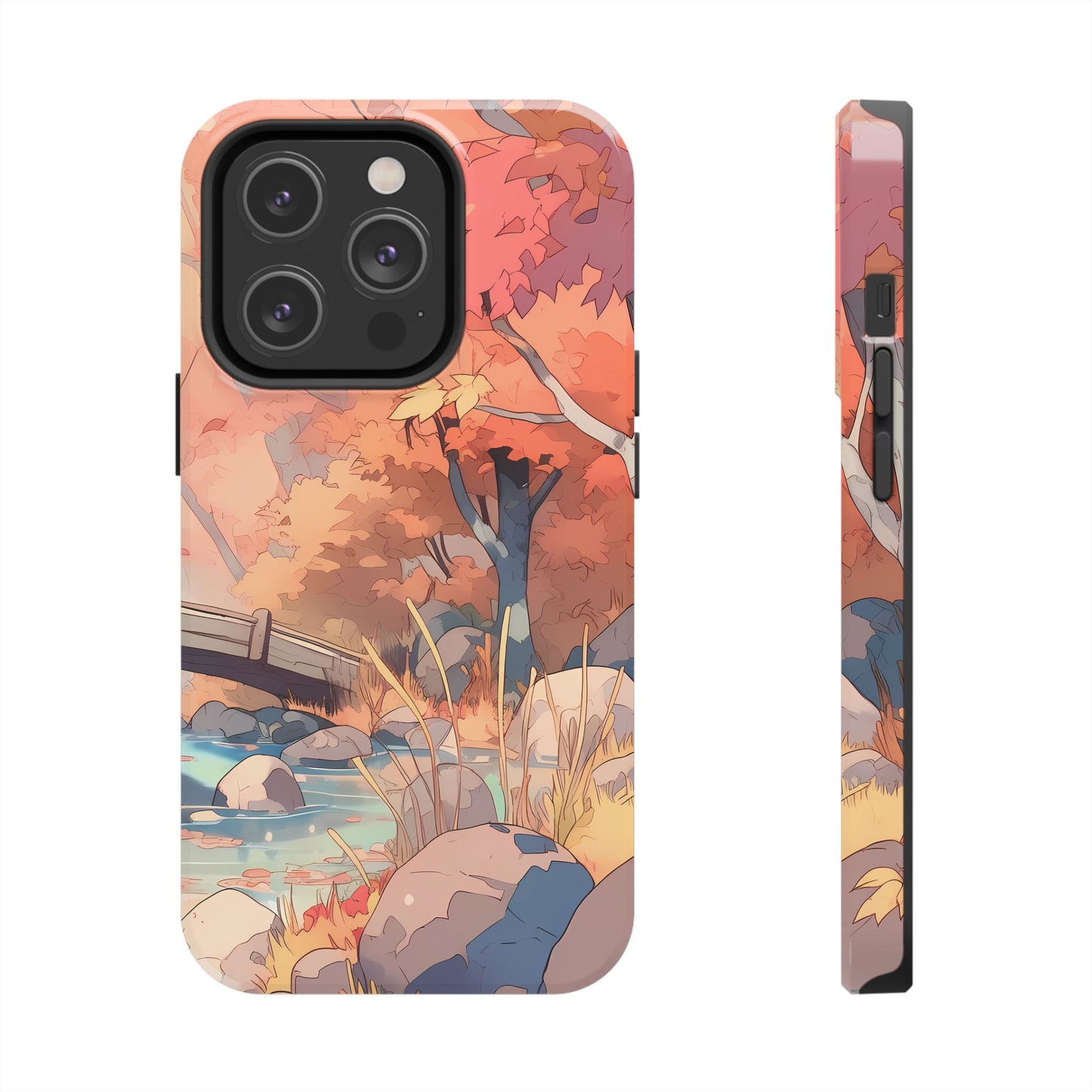 Amberglow - Anime Fall Phone Case