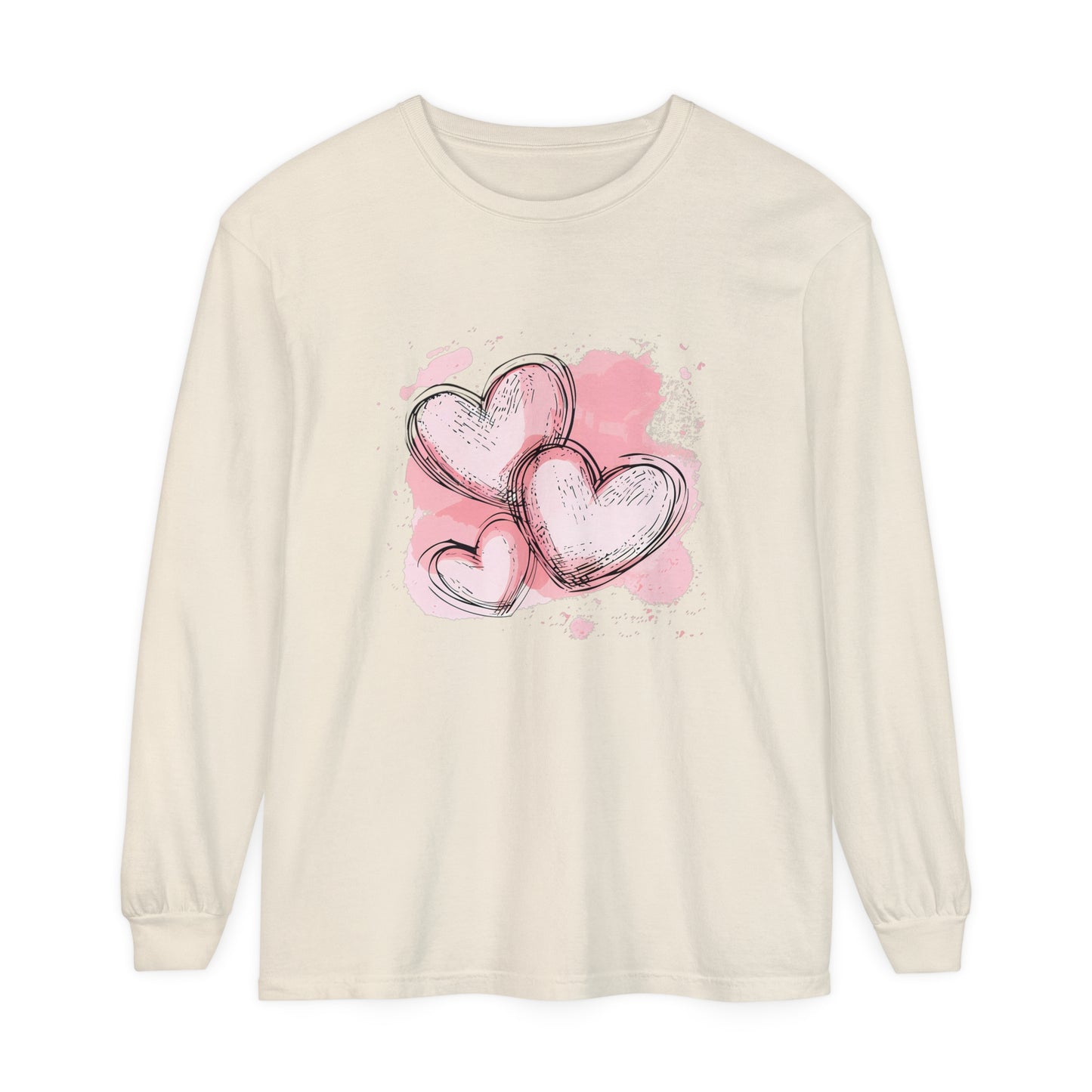 Heartbeats - Cute Long-Sleeve T-shirt