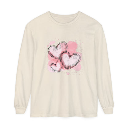 Heartbeats - Cute Long-Sleeve T-shirt