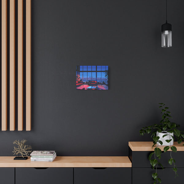 Diamond Nights - Retro Anime Canvas Print