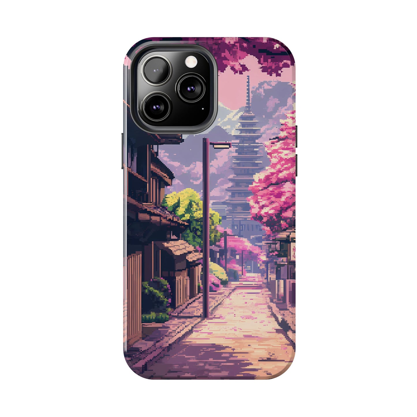 Temple Street - Anime Cherry Blossom Phone Case