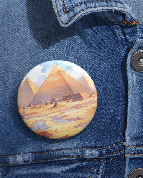 Giza Portal Genesis - Anime Button Pin