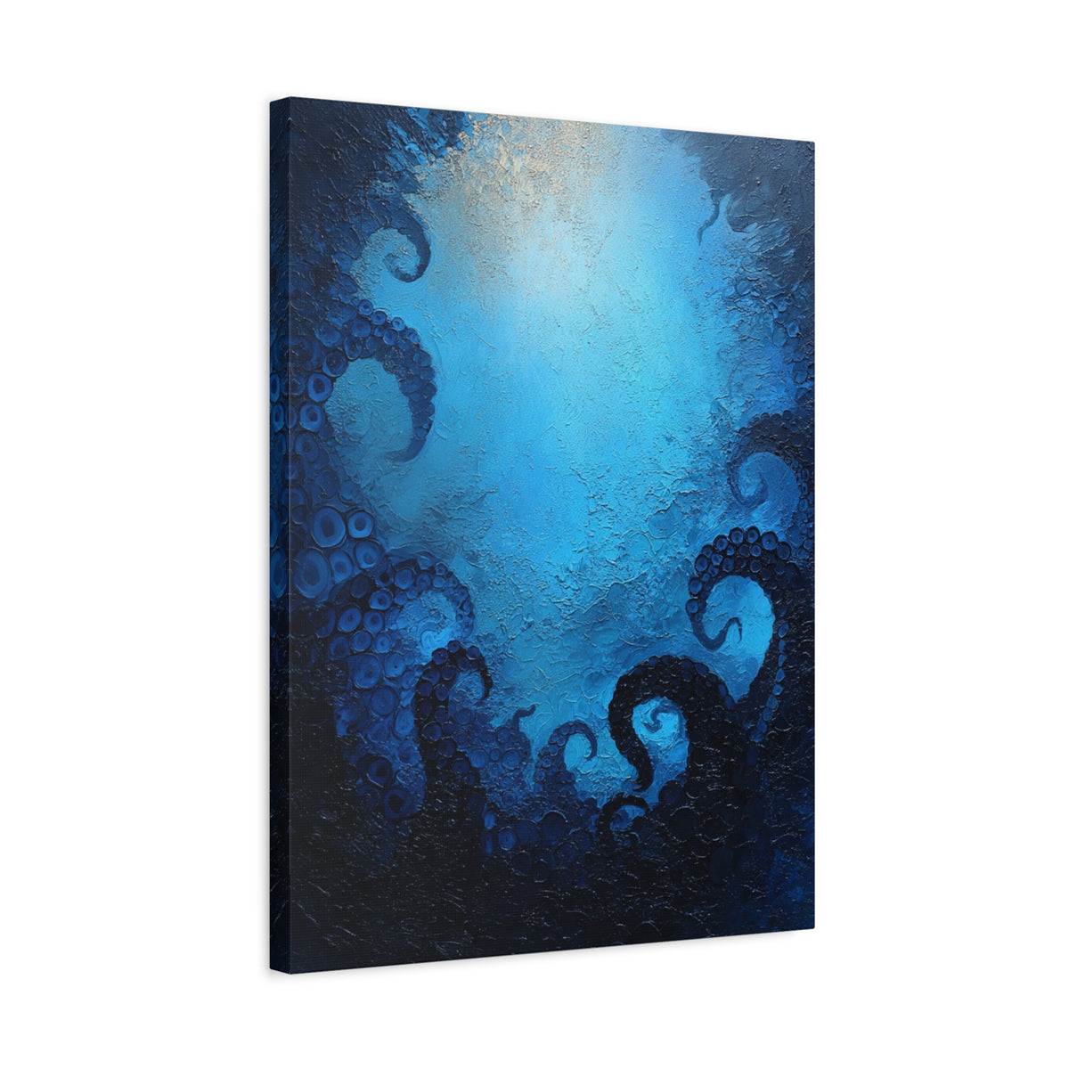 Kraken Abyss - Vertical Fantasy Wall Art