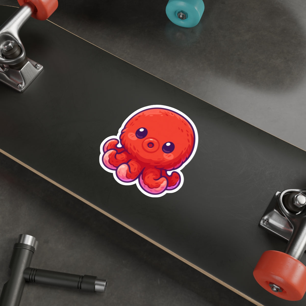 Alone Octopus Cute Anime Sticker