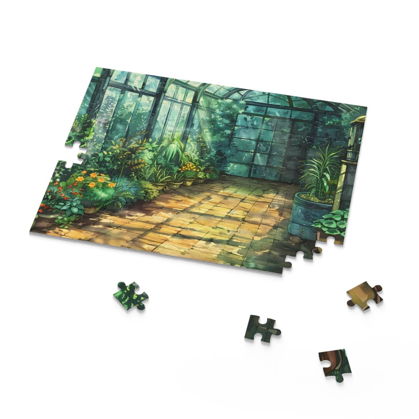 Herbal Nursery - Anime Greenhouse Puzzle