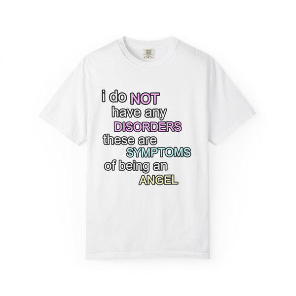 Symptoms of Being an Angel - Cute Graphic T-Shirt