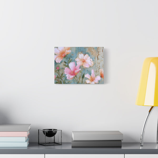 Delicate Blooming - Pink Flower Pastel Wall Art