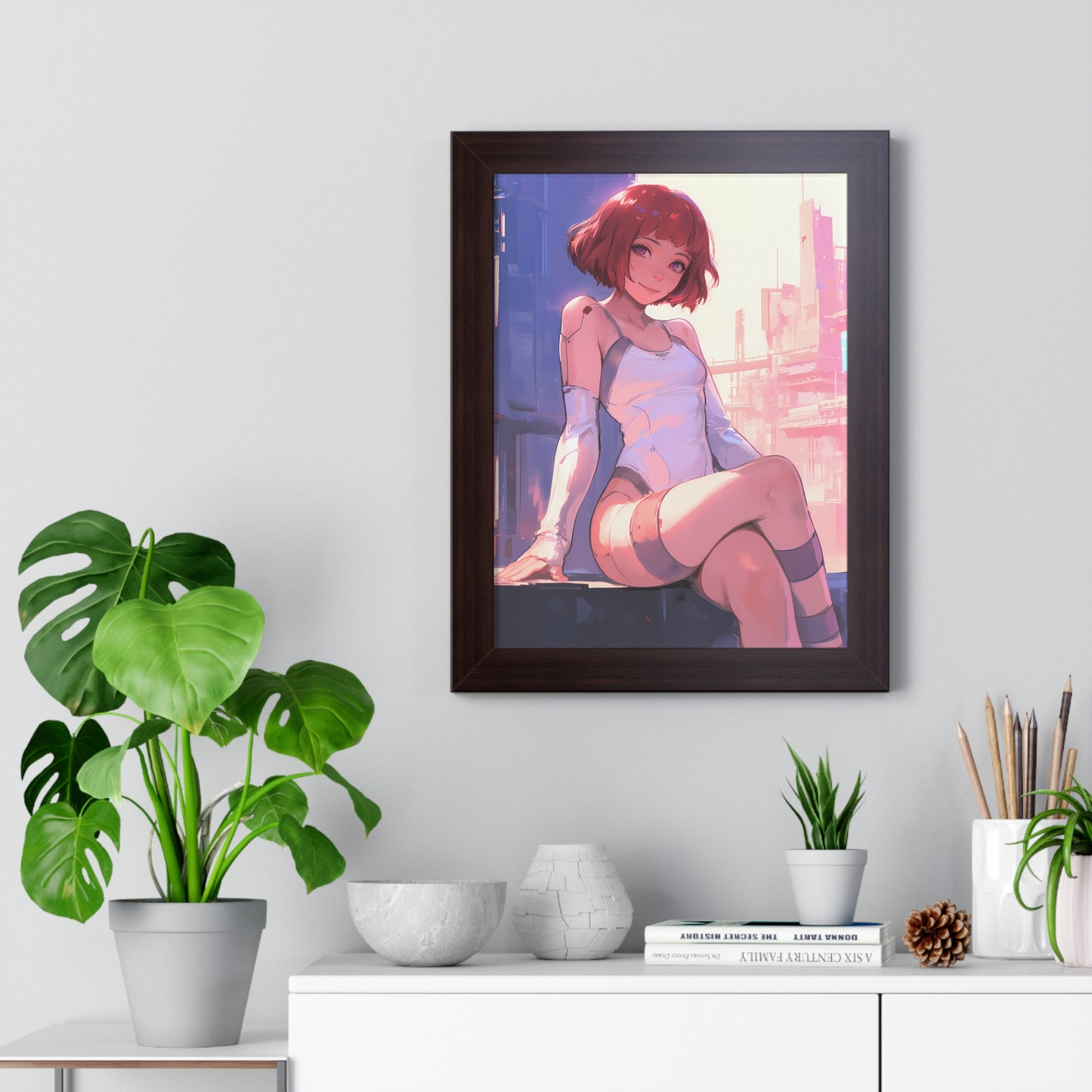 Shining Future - Anime Framed Poster