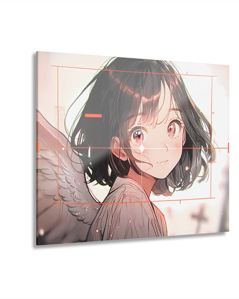 Angel Hunter Anime Glass Painting