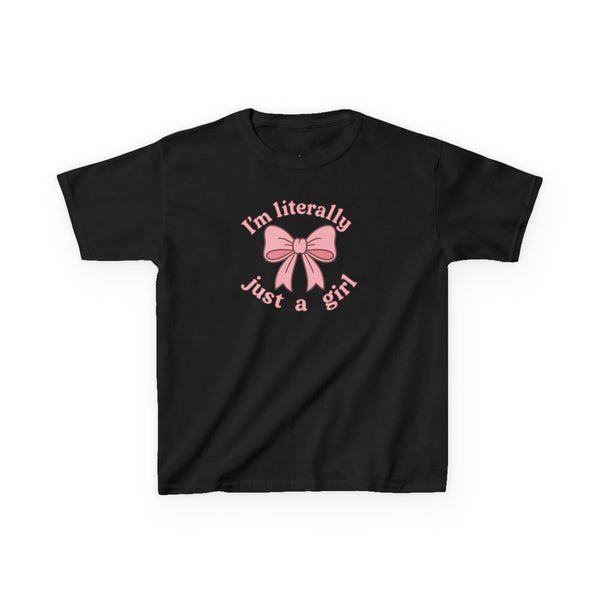 Literally Just a Girl Graphic Baby Tee
