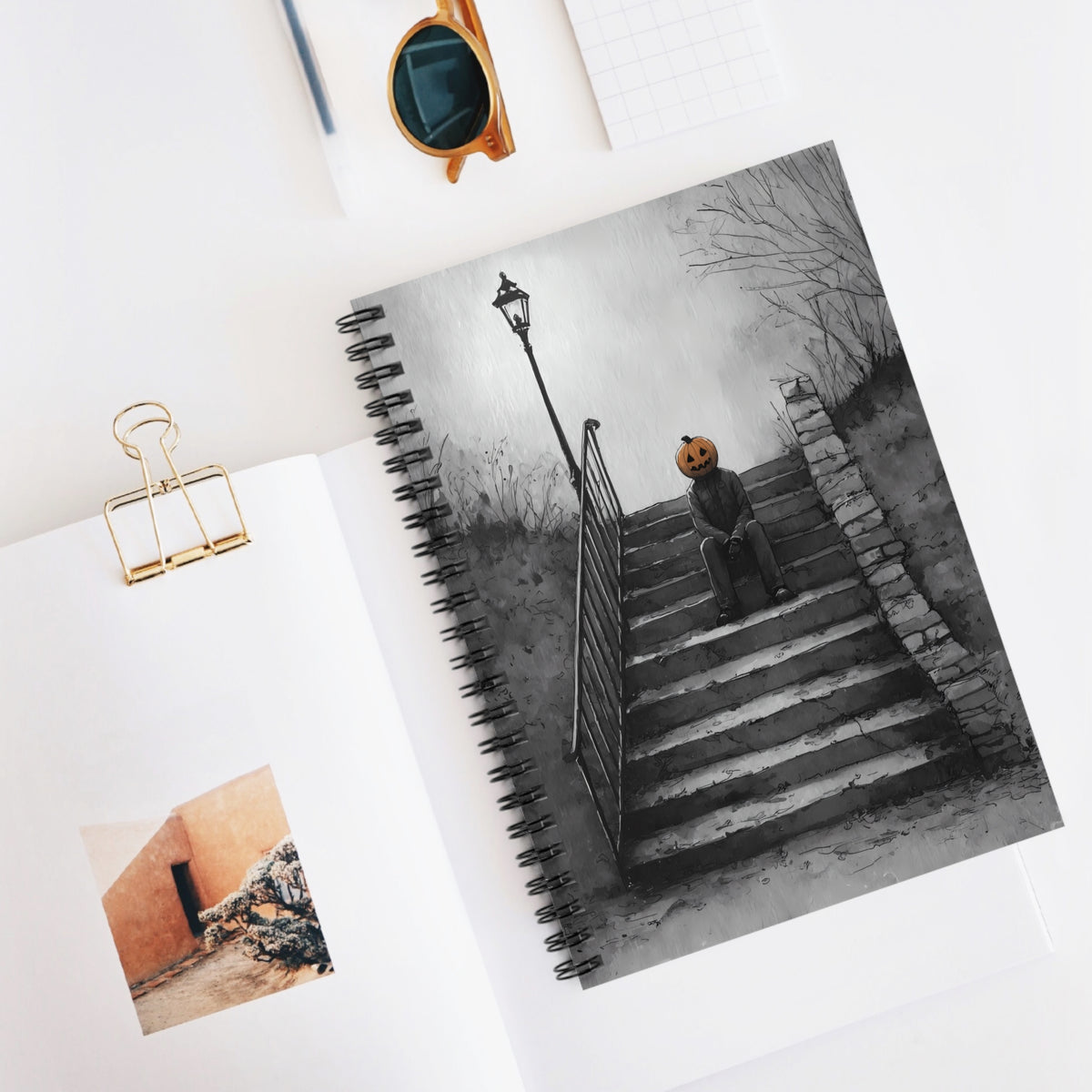 October Man - Fall Themed Notebook