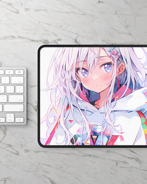 Mosaic Love - Anime Girl Mouse Pad