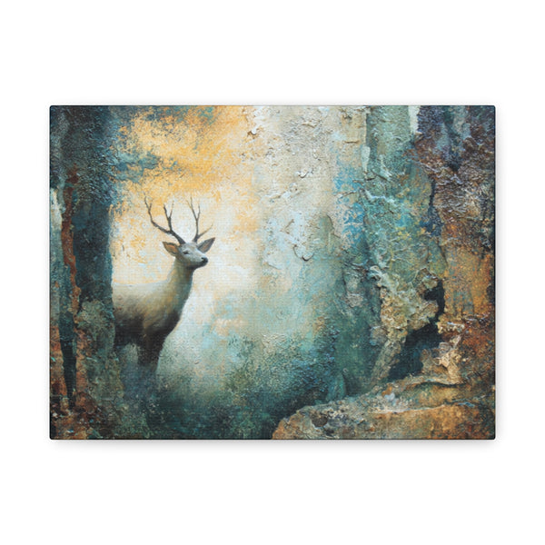 Emerging Buck - Textured Wall Art