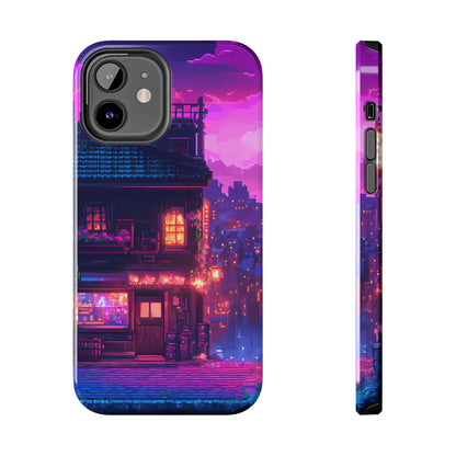 Zeke's Pub - Cyberpunk Pixel Art Phone Case