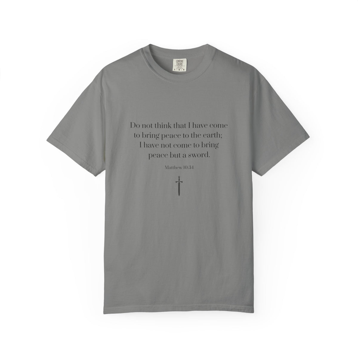 Matthew 10:34 Bible Verse T-Shirt