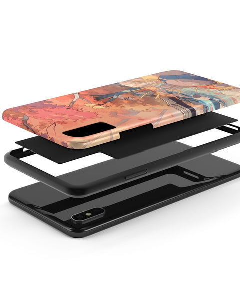 Amberglow - Anime Fall Phone Case