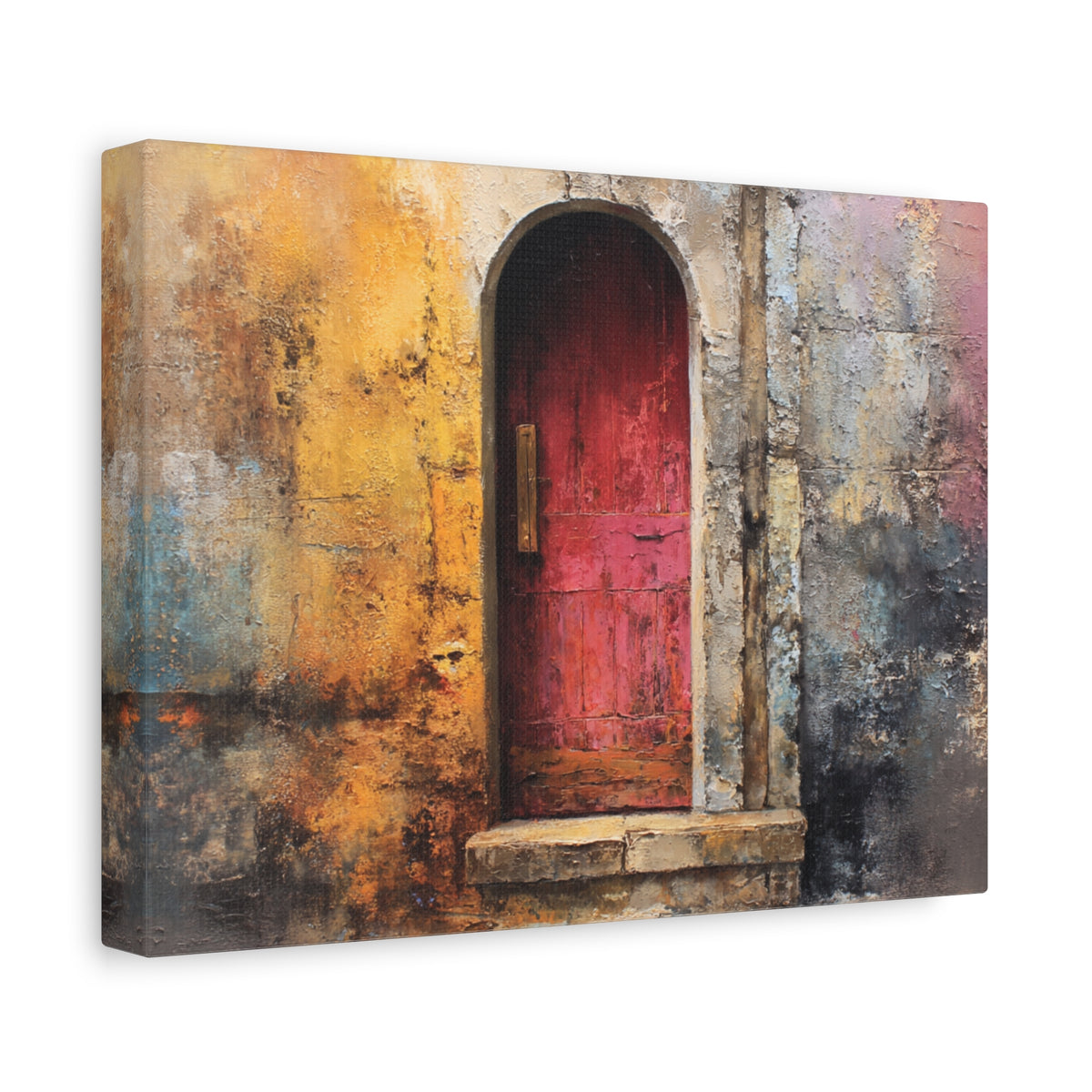 Old Entrance - Abstract Textured Wall Art