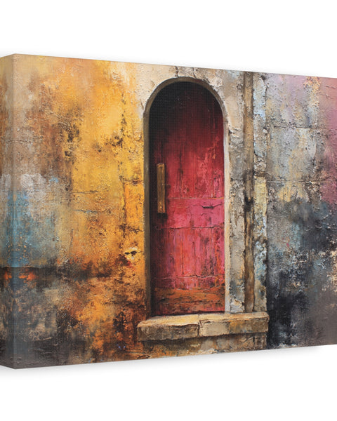 Old Entrance - Abstract Textured Wall Art