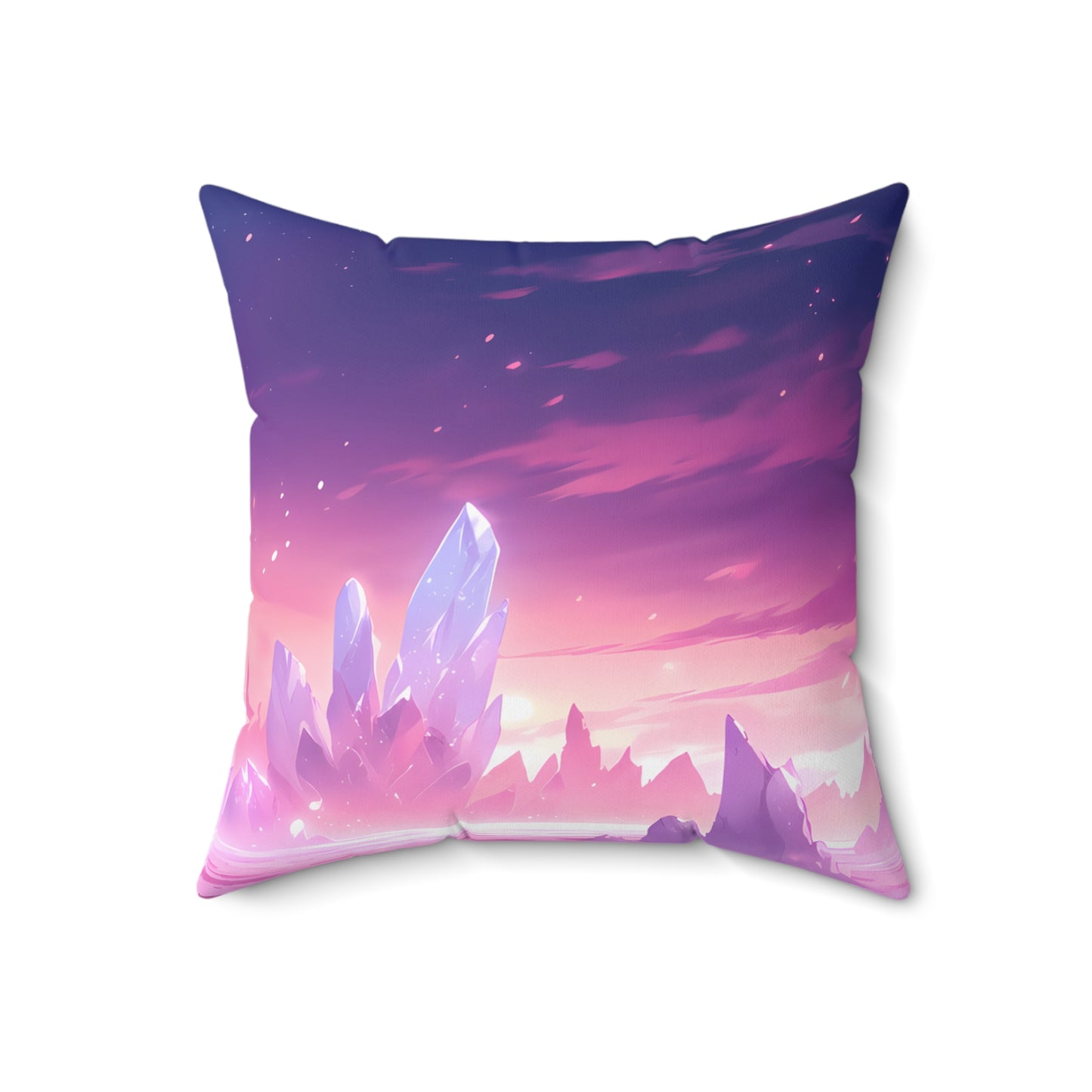 Ice Plains of Syraku - Anime Throw Pillow