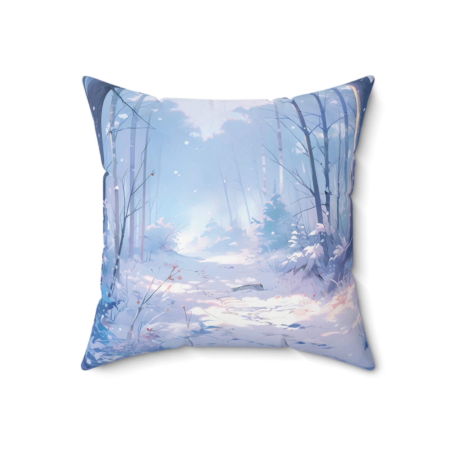 Wolf of Winter - Anime Throw Pillow