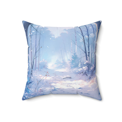 Wolf of Winter - Anime Throw Pillow