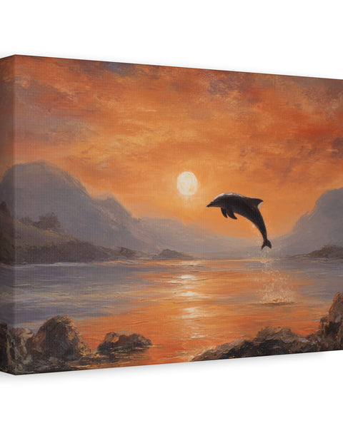 Distant Sea - Dolphin Fantasy Wall Art