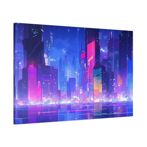 City of Dreams - Lofi Anime Canvas Print