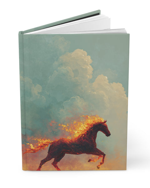 Year of the Fire Horse Hardcover Notebook