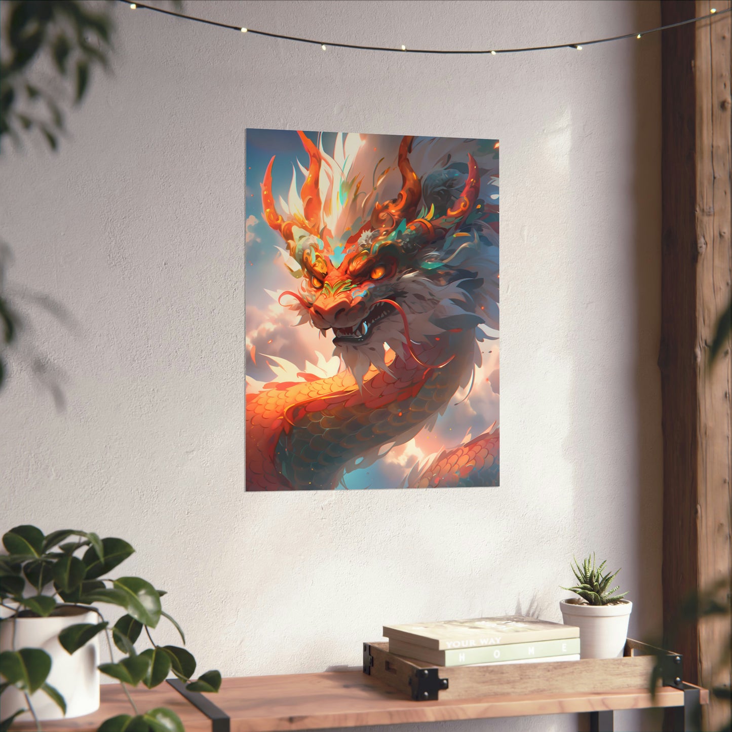 Great Chinese Dragon Anime Poster