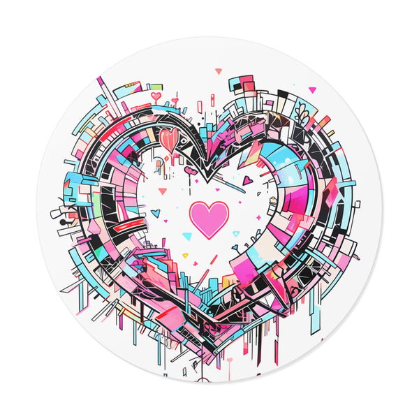 Discord of the Heart - Vinyl Laptop Sticker