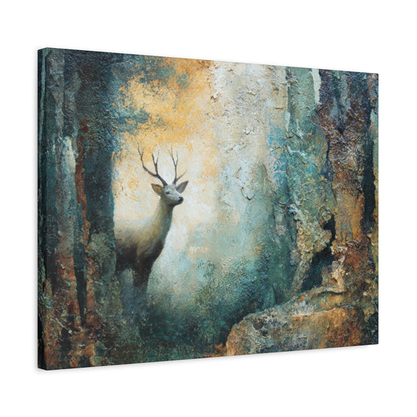 Emerging Buck - Textured Wall Art