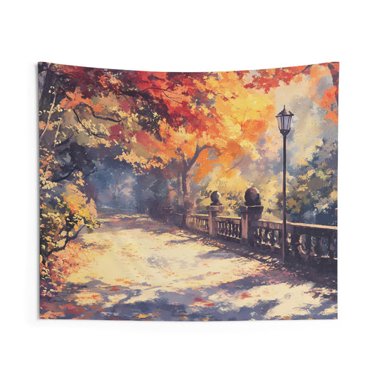 Harken Woods - Aesthetic Fall Tapestry