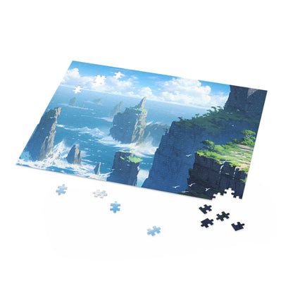 Sea Cliffs - Anime Jigsaw Puzzle