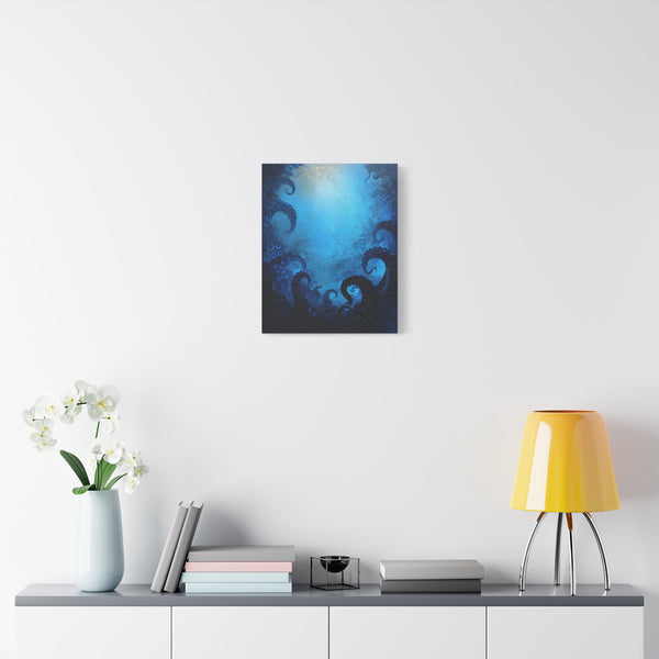 Kraken Abyss - Vertical Fantasy Wall Art