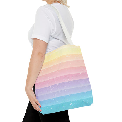 Sherbet Surge - Cute Rainbow Tote Bag