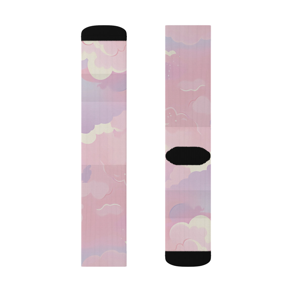 Pastel Clouds Lofi Anime Socks