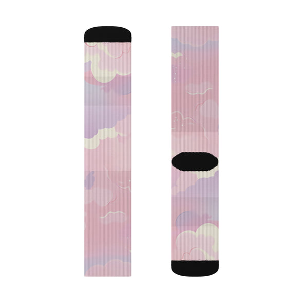 Pastel Clouds Lofi Anime Socks
