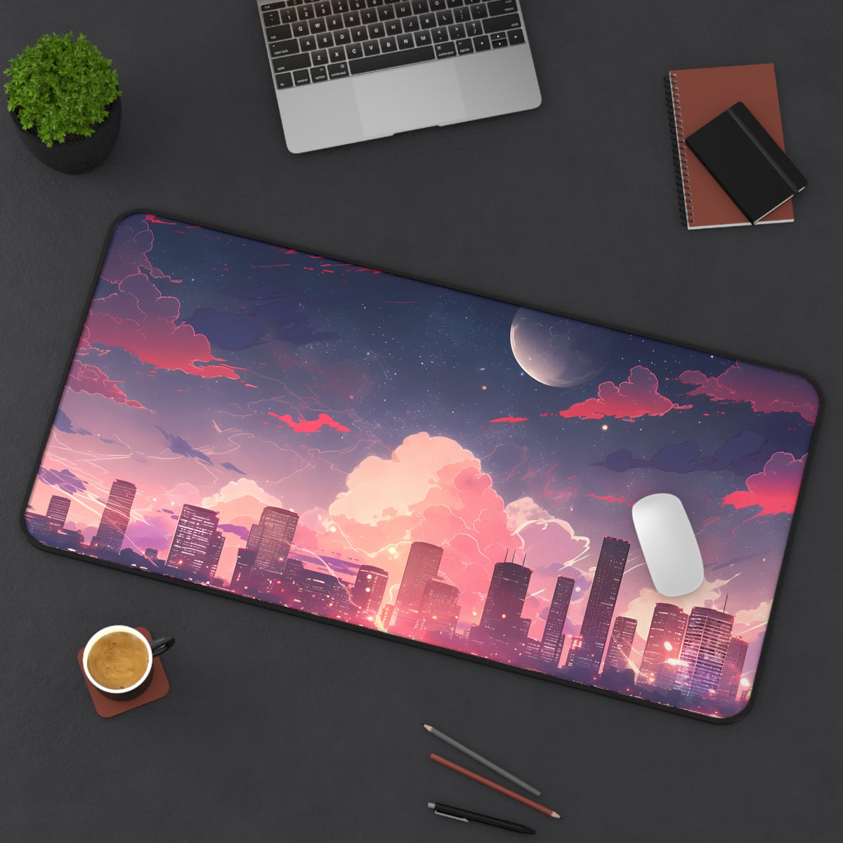 City's Edge - Lofi Anime Desk Mat