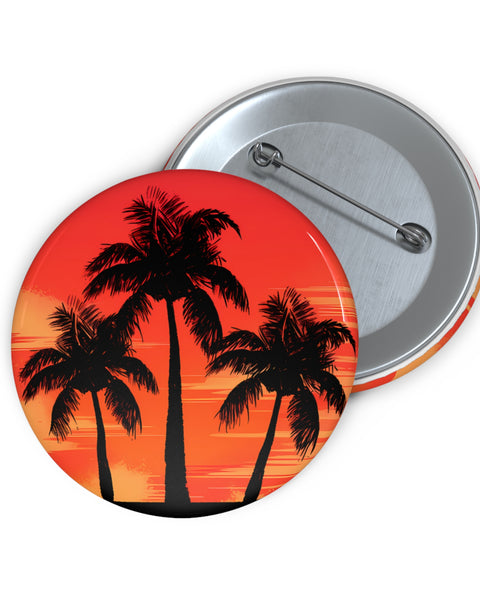 East Palm - Retro Anime Button Pin