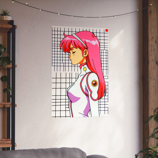 Hope Across Timelines - Retro Anime Poster