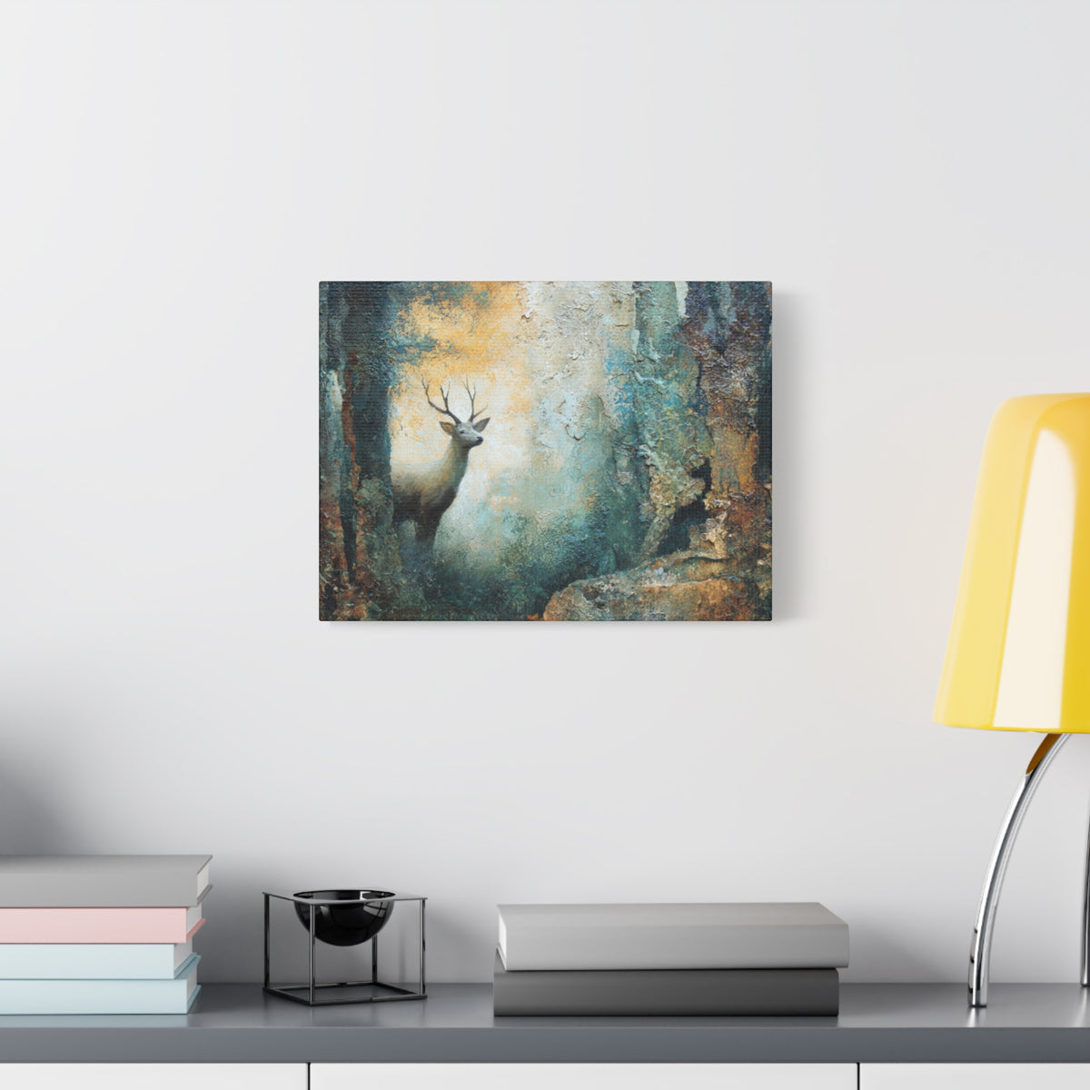 Emerging Buck - Textured Wall Art