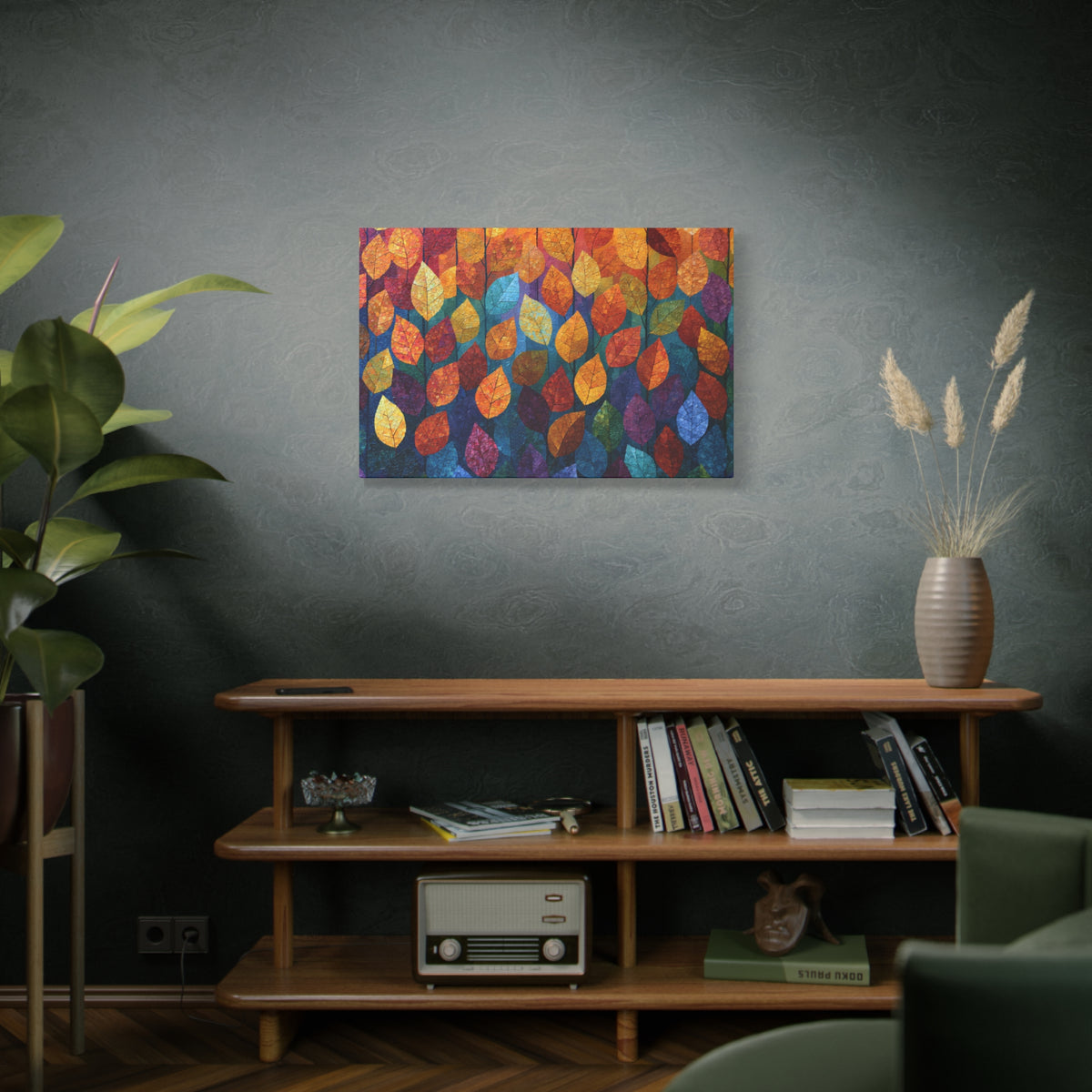 Autumn Mosaic - Textured Fall Wall Art