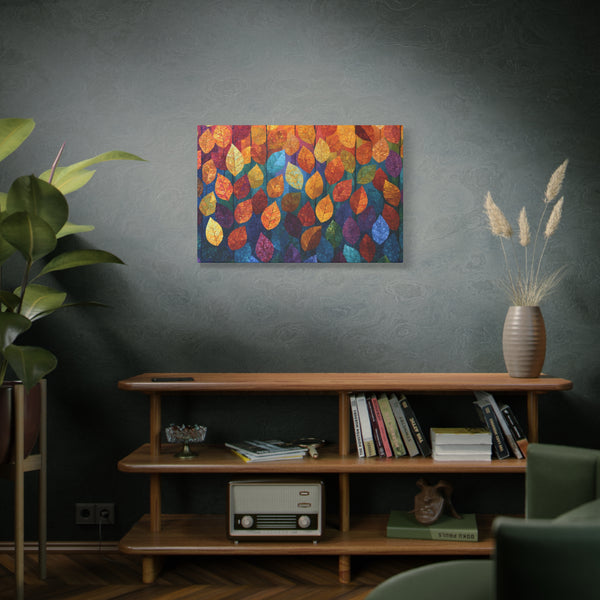 Autumn Mosaic - Textured Fall Wall Art