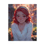 Autumn Visits Dahlii - Cute Anime Girl Poster