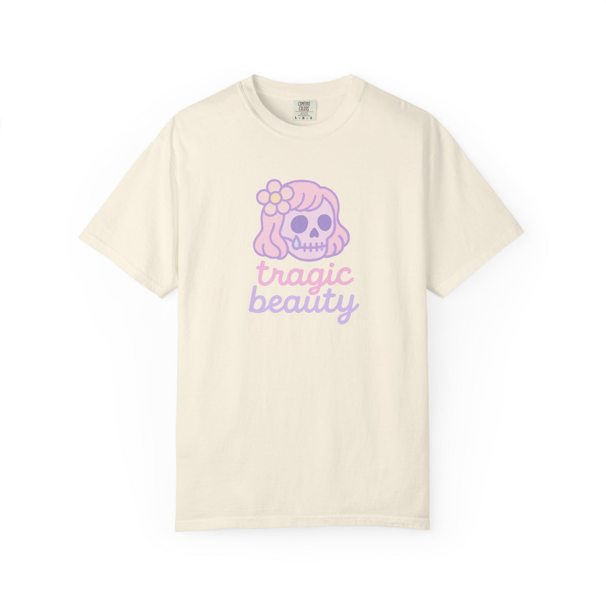 Tragic Beauty - Pastel Goth Skull T-Shirt